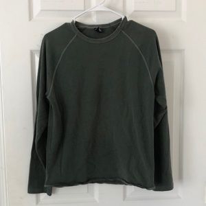 Green Jersey Cotton Long Sleeve
